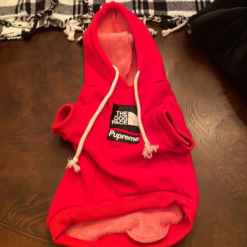 Dog sweatshirt- the Dog Face “Pupreme” sweatshirt
